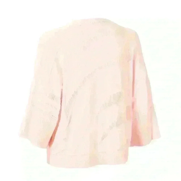 CAbi Blush Zebra Shy Dolman Sleeve Pullover Sweater - Picture 2 of 7